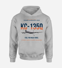 Thumbnail for KC-135Q Blackbird Tanker design on light gray double-side hoodie, single-side print