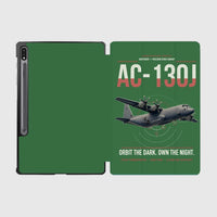 Thumbnail for AC-130J Ghostrider design on green samsung tablet tablet case