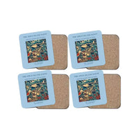 Thumbnail for The Spice Island Scent - Designed Coasters design on light blue 4-pieces-set