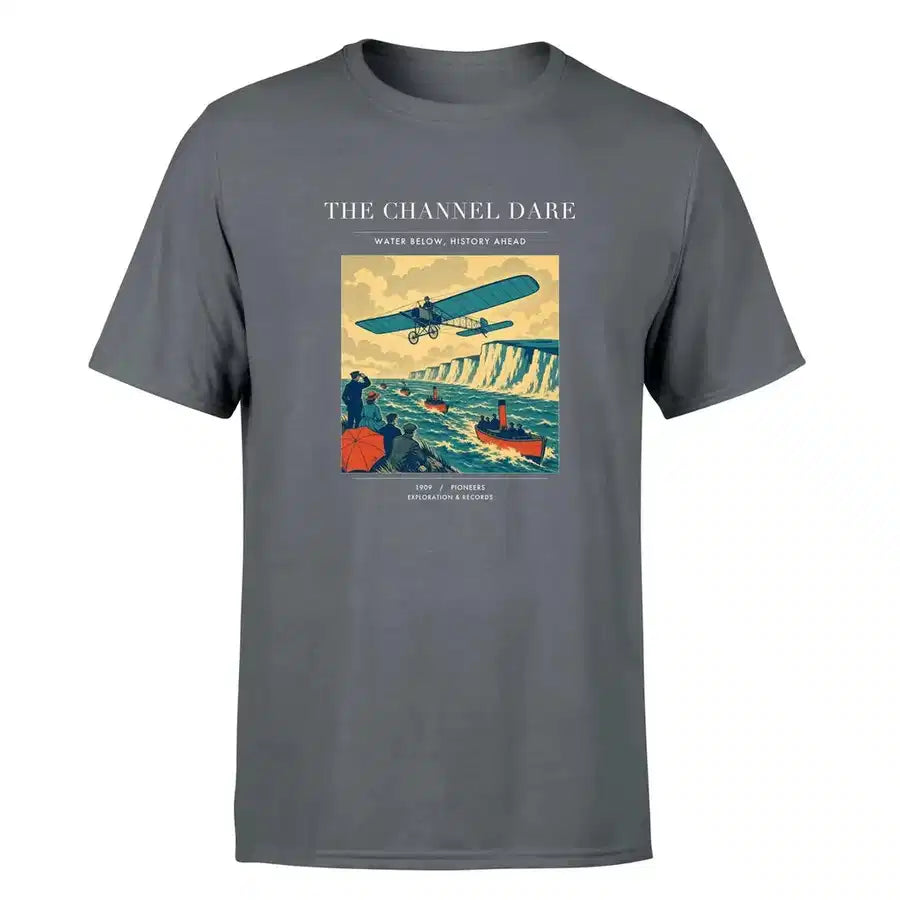 VINTAGE G4324 - The Channel Dare - Premium T-Shirt design on gray premium t shirt