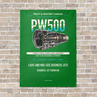Thumbnail for PW500 vertical canvas print - no frame - green background