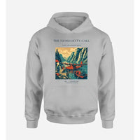 Thumbnail for VINTAGE G4185 - The Fjord Jetty Call - Premium Hoodie design on lightgray premium