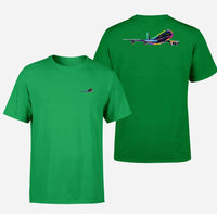 Thumbnail for Customisable Multicolor Airplane T-Shirt - view 8