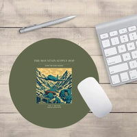 Thumbnail for VINTAGE G4518 - The Mountain Supply Hop - Designed Mouse Pads design on greenarmy round