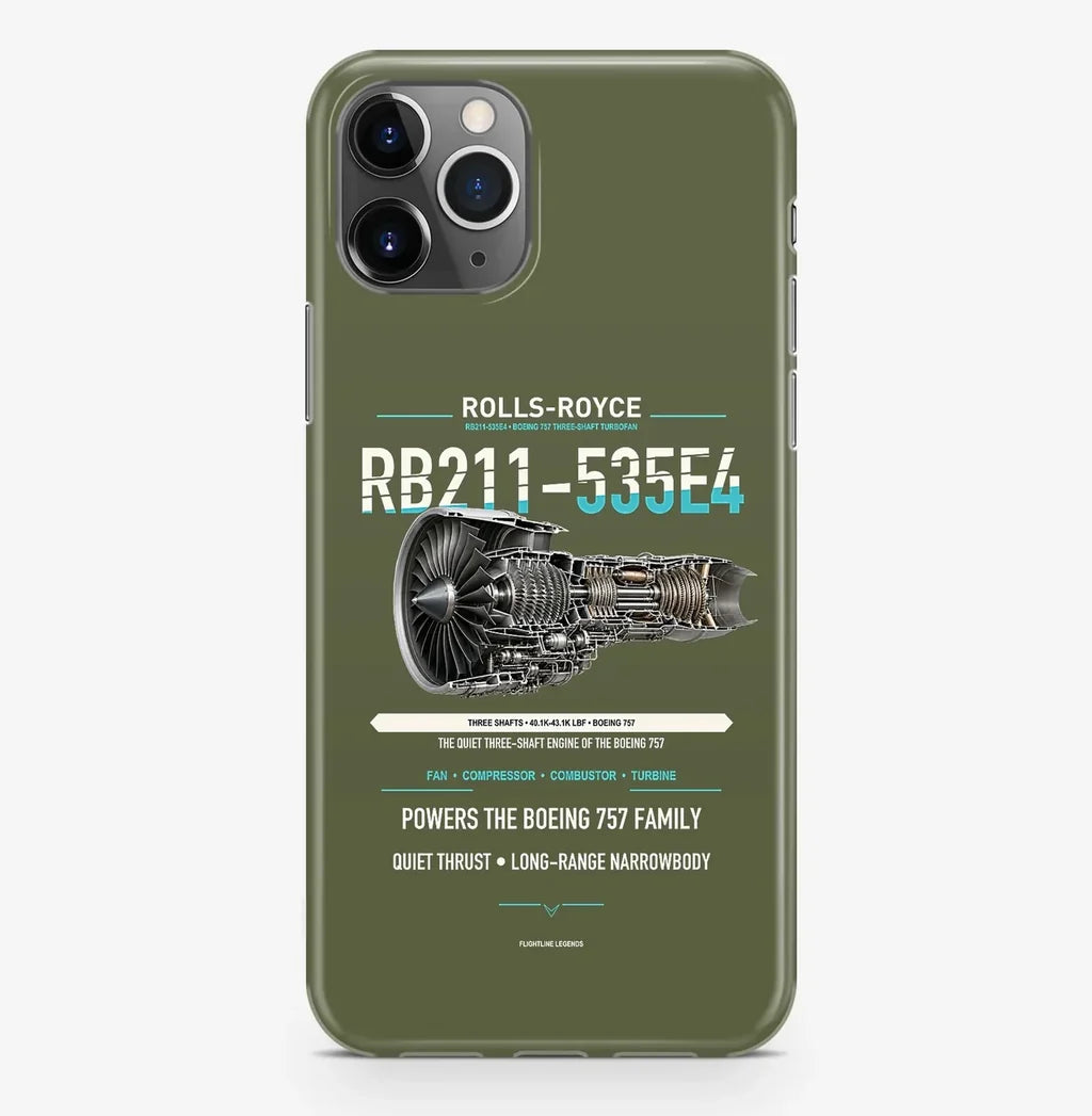 RB211-535E4 Case ProMax design on green army iphone case promax