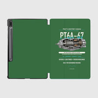 Thumbnail for PT6A-67 design on green samsung tablet tablet case