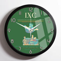 Thumbnail for Shaheed Bhagat Singh International Airport (IXC) design on green framed wall clock