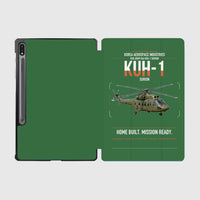 Thumbnail for Korea Aerospace Industries KUH-1 Surion design on green samsung tablet tablet case