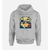 Thumbnail for VINTAGE G4297 - The Navigator's Stars - Premium Hoodie design on lightgray premium