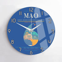 Thumbnail for Manaus - Eduardo Gomes International Airport MAO Wall-Clock No-Frame - Blue