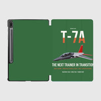 Thumbnail for T-7A Red Hawk design on green samsung tablet tablet case