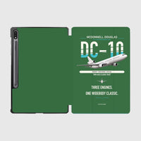 Thumbnail for McDonnell Douglas DC-10 design on green samsung tablet tablet case