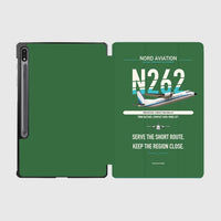 Thumbnail for Nord 262A design on green samsung tablet tablet case