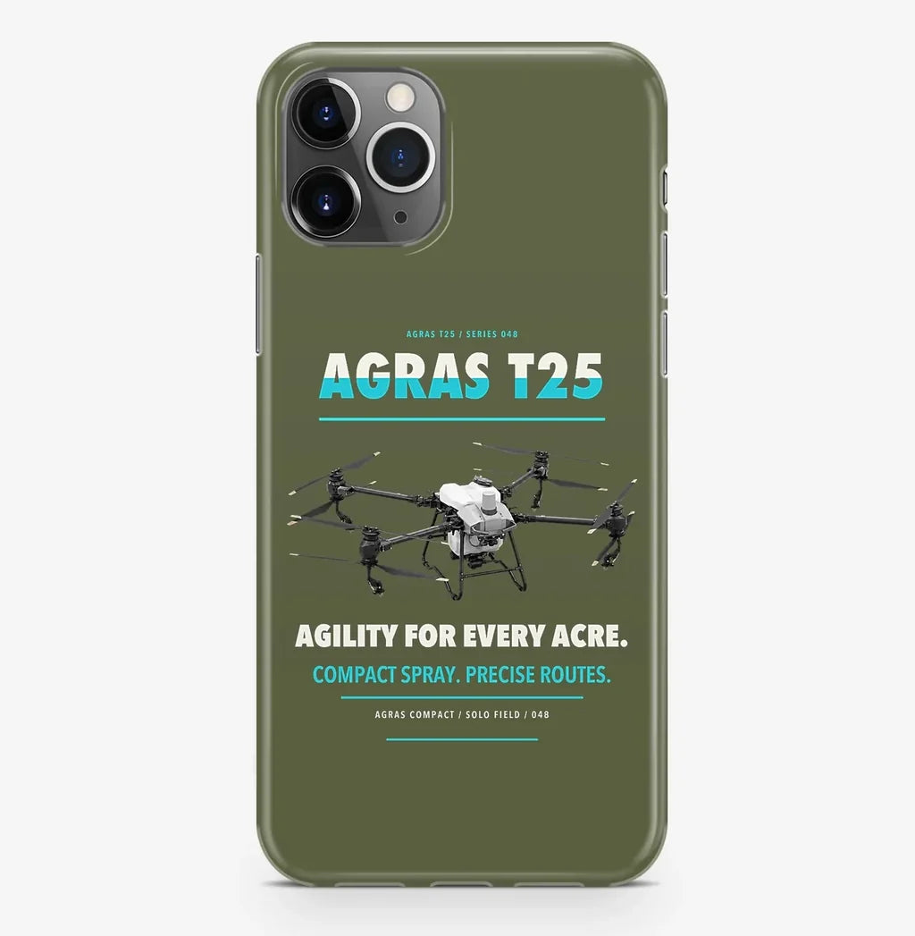 DJI Agras T25 Case ProMax design on green army iphone case promax