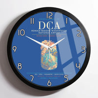 Thumbnail for Ronald Reagan Washington National Airport DCA Wall-Clock Framed - Blue