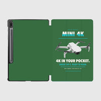 Thumbnail for DJI Mini 4K design on green samsung tablet tablet case
