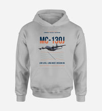 Thumbnail for MC-130J COMMANDO II design on light gray double-side hoodie, single-side print