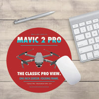 Thumbnail for DJI Mavic 2 Pro design on red round mouse pad