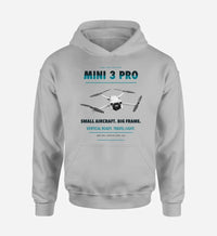 Thumbnail for DJI Mini 3 Pro design on light gray hoodie single side