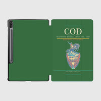 Thumbnail for Yellowstone Regional Airport (COD) design on green samsung tablet tablet case