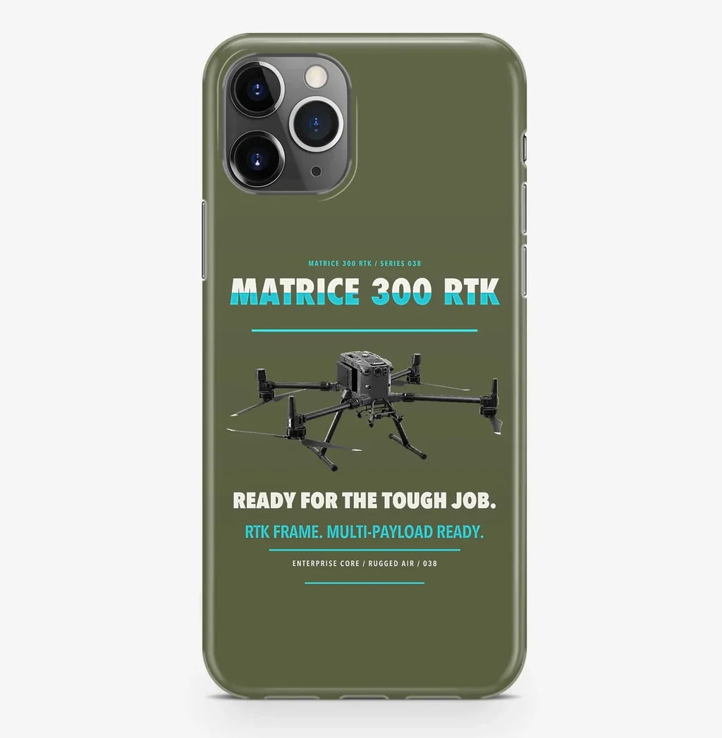 DJI Matrice 300 RTK Case ProMax design on green army iphone case promax