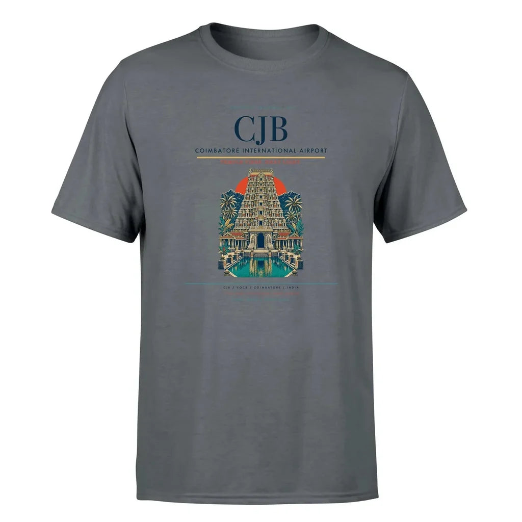 Coimbatore Airport (CJB) Premium T-Shirt Gray