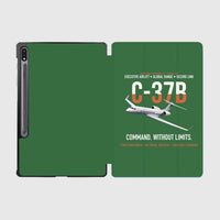 Thumbnail for C-37B Global Command Link design on green samsung tablet tablet case