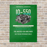 Thumbnail for IO-550 vertical canvas print - no frame - green background