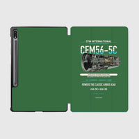 Thumbnail for CFM56-5C design on green samsung tablet tablet case