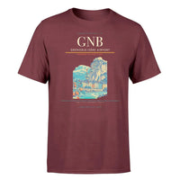 Thumbnail for Grenoble-Isère Airport (GNB) T-Shirt single-side front print in Dark Red | grenoble-isère-airport-gnb-double-side-t-shirt