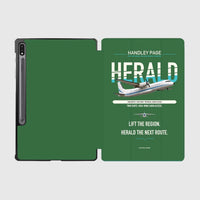 Thumbnail for Handley Page HPR.7 Dart Herald design on green samsung tablet tablet case