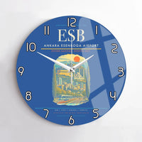 Thumbnail for Ankara Esenboga Airport ESB Wall-Clock No-Frame - Blue