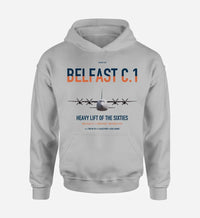 Thumbnail for Short Belfast C.1 design on light gray double-side hoodie, single-side print