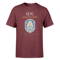 Thumbnail for Santos Dumont Airport (SDU) T-Shirt single-side front print in Dark Red | santos-dumont-airport-sdu-double-side-t-shirt