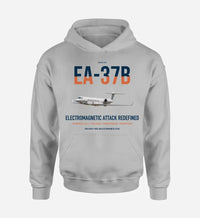 Thumbnail for EA-37B Compass Call design on light gray double-side hoodie, single-side print