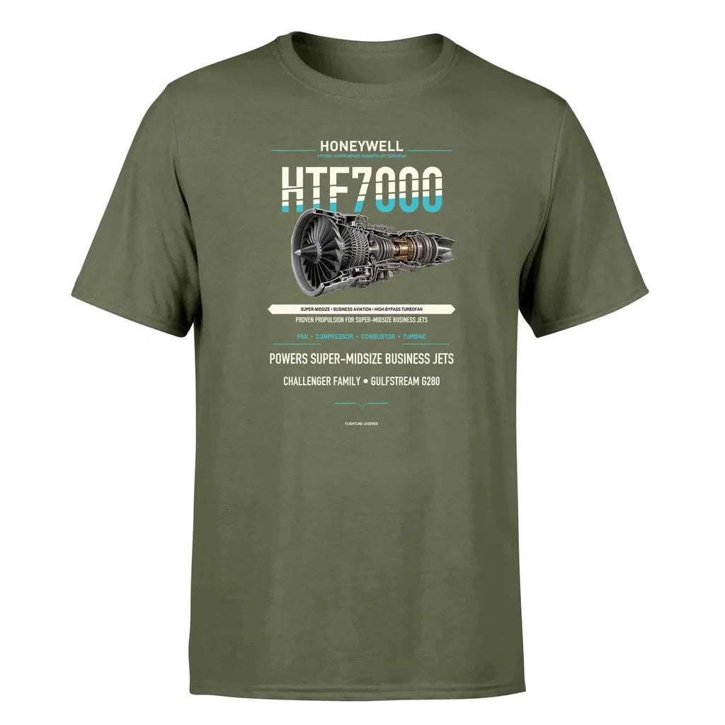 HTF7000 design on green army single side