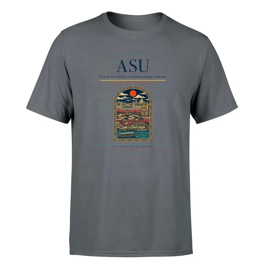 Asuncion Airport (ASU) Premium T-Shirt Gray