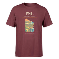 Thumbnail for Pantelleria Airport (PNL) T-Shirt single-side front print in Dark Red | pantelleria-airport-pnl-double-side-t-shirt