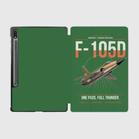 Thumbnail for F-105D Thunderchief design on green samsung tablet tablet case