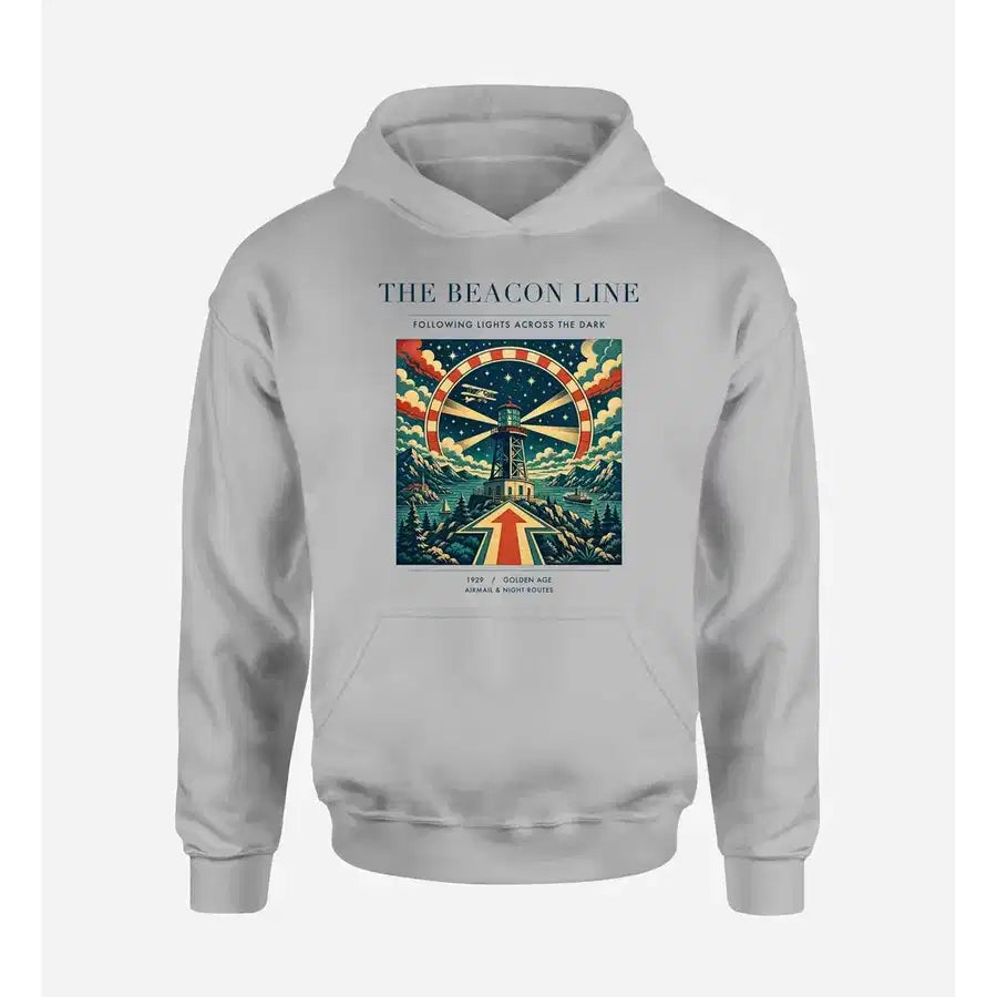 VINTAGE G4147 - The Beacon Line - Premium Hoodie design on lightgray premium