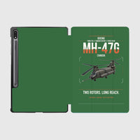 Thumbnail for Boeing MH-47G Chinook design on green samsung tablet tablet case