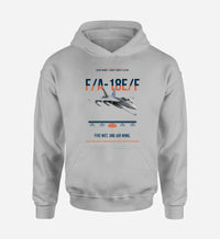 Thumbnail for F A-18E F Buddy Tanker design on light gray double-side hoodie, single-side print