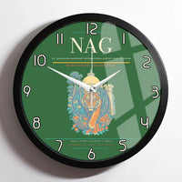Thumbnail for Dr. Babasaheb Ambedkar International Airport (NAG) design on green framed wall clock