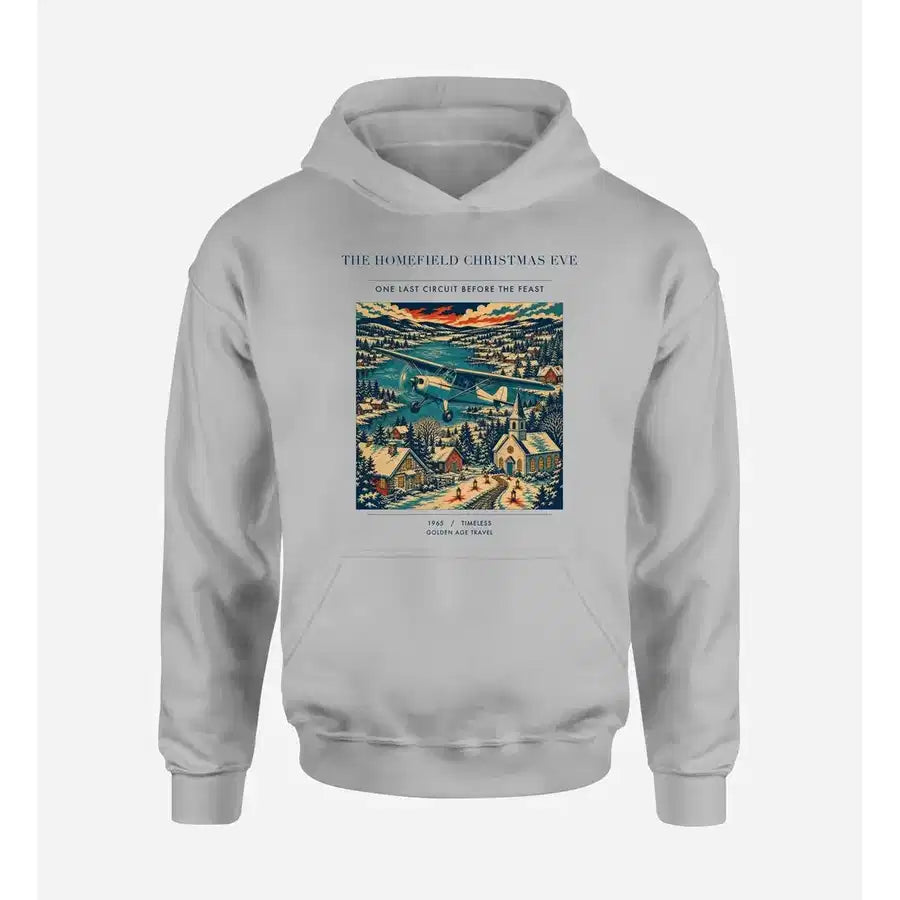 VINTAGE G4449 - The Homefield Christmas Eve - Premium Hoodie design on lightgray premium