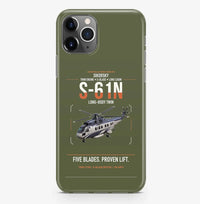 Thumbnail for Sikorsky S-61N design on green army magsafe iphone case, for iPhone Pro Max