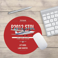 Thumbnail for Tecnam P2012 STOL design on red round mouse pad