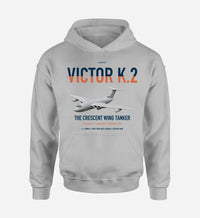 Thumbnail for Handley Page Victor K.2 design on light gray double-side hoodie, single-side print