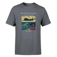 Thumbnail for VINTAGE G4152 - The River Of Lights - Premium T-Shirt design on gray premium t shirt