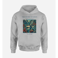 Thumbnail for VINTAGE G4062 - The Fjord Station - Premium Hoodie design on lightgray premium