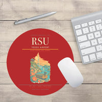 Thumbnail for Yeosu Airport (RSU) design on red round mouse pad